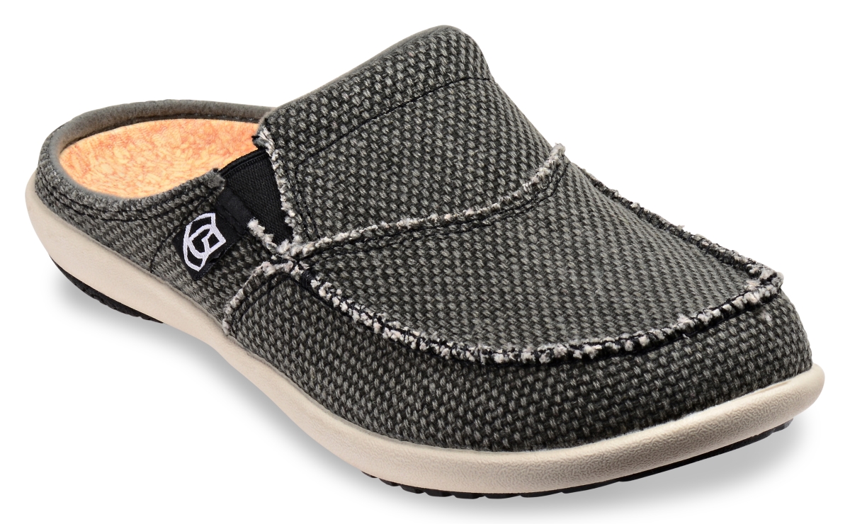 3948008 Womens Siesta Slide Shoes, Charcoal Grey - Size 8