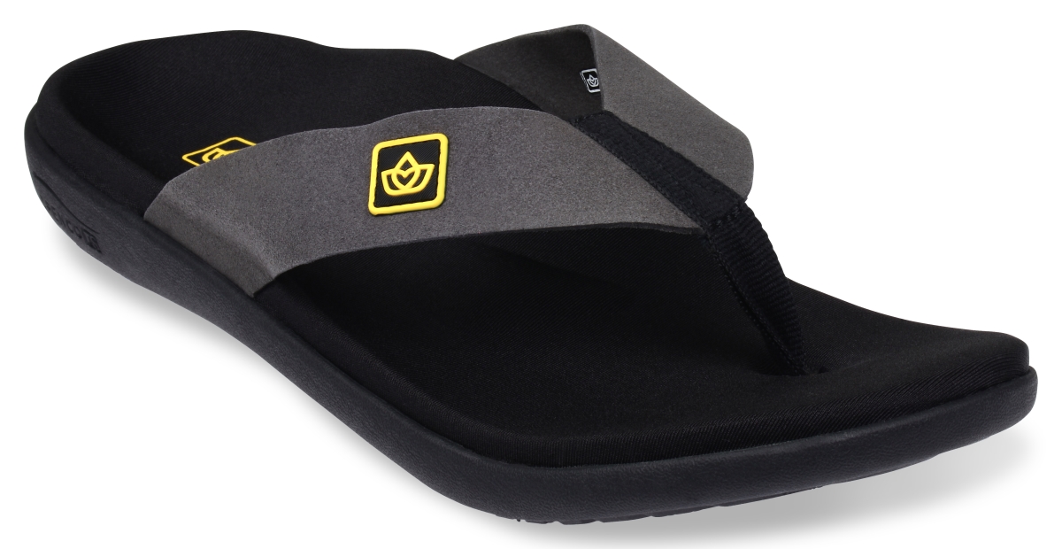 3985208 Mens Yumi Pure Sandals, Black - Size 8