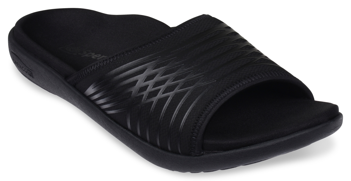 3985408 Mens Thrust Slide Sandal, Black - Size 8