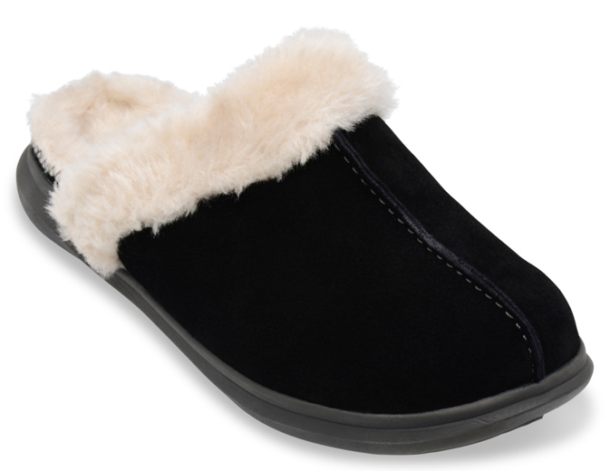 3950105 Womens Supreme Slide Mule Shoes, Black - Size 5