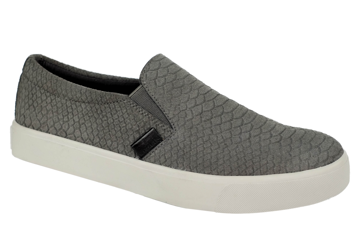 Womens Boardwalk Supportive Comfort Shoes, Grey Suede - Size 9.5