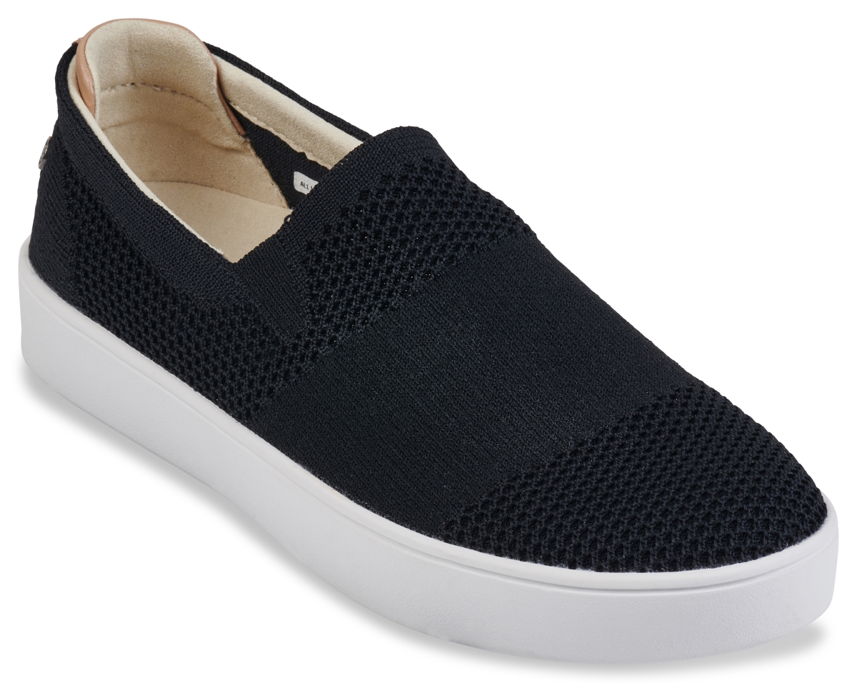 Picture of Spenco 2019010 Womens Bahama Slip-On Sneaker, Black - Size 10