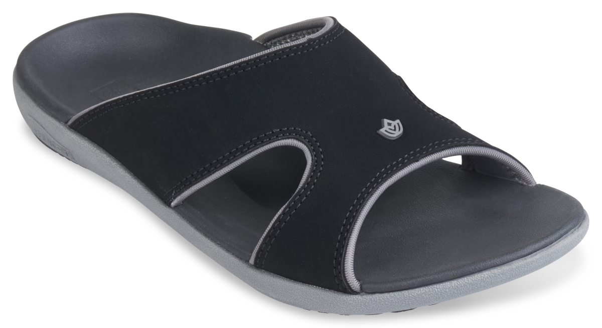 2000358 Womens Kholo Plus Slide Sandals, Onyx - Size 8W