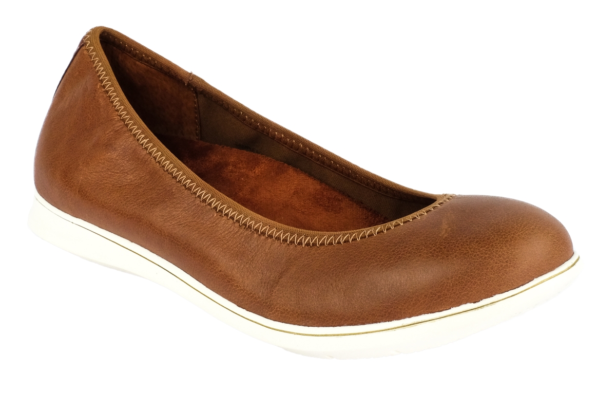 Womens Inca Supportive Flat Shoes, Whisky - Size 6.5