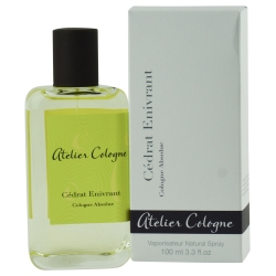 Picture of Atelier Cologne 270402 Cedrat Enivrant Cologne Absolue Pure Perfume with Removable Spray Pump - 3.4 oz