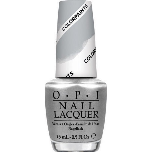 Picture of OPI 295187 Silver Canvas Nail Lacquer P19 - 0.5 oz