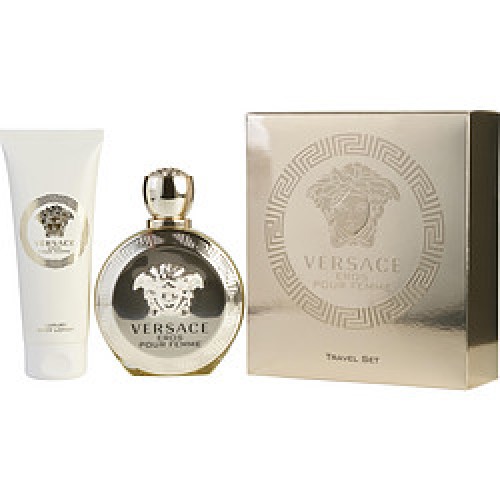 Picture of Gianni Versace 278082 3.4 oz Eros Pour Femme Eau De Parfum Spray & Body Lotion