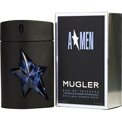 Picture of Thierry Mugler 265006 Angel Eau De Toilette Spray - Rubber Bottle Refillable - 3.4 oz