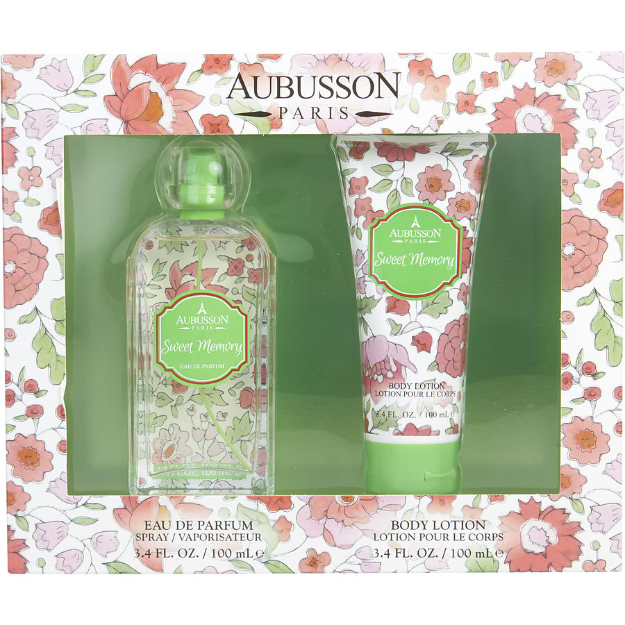 Picture of Aubusson 331089 Sweet Memory 3.4 oz Eau De Parfum Spray & 3.4 oz Body Lotion by Aubusson for Women