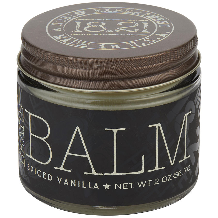Picture of 18.21 Man Made 339274 2 oz Man Made Beard Balm Spiced Vanilla by 18.21 Man Made for Men