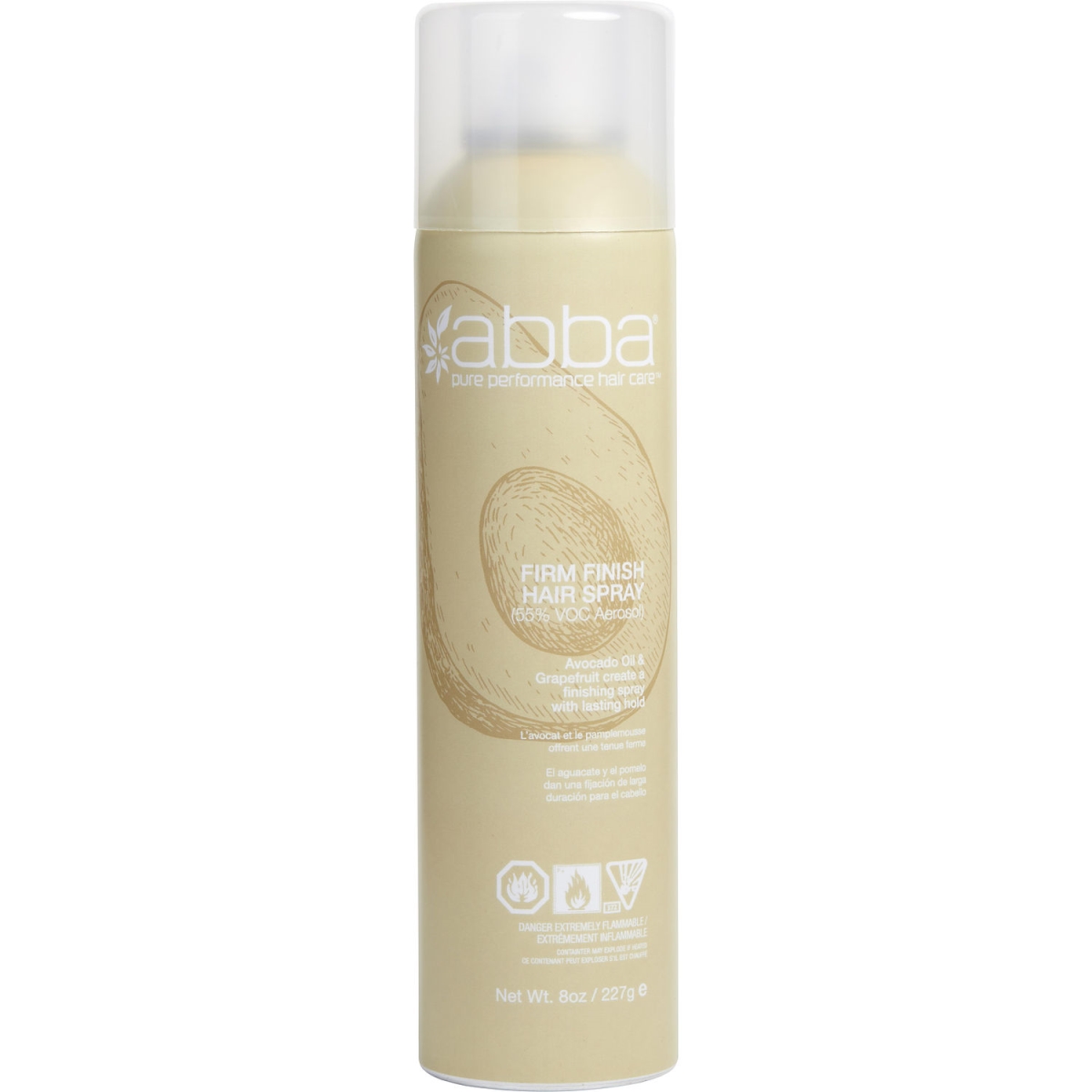 Picture of ABBA 343229 8 oz Unisex Aerosol Firm Finish Hair Spray