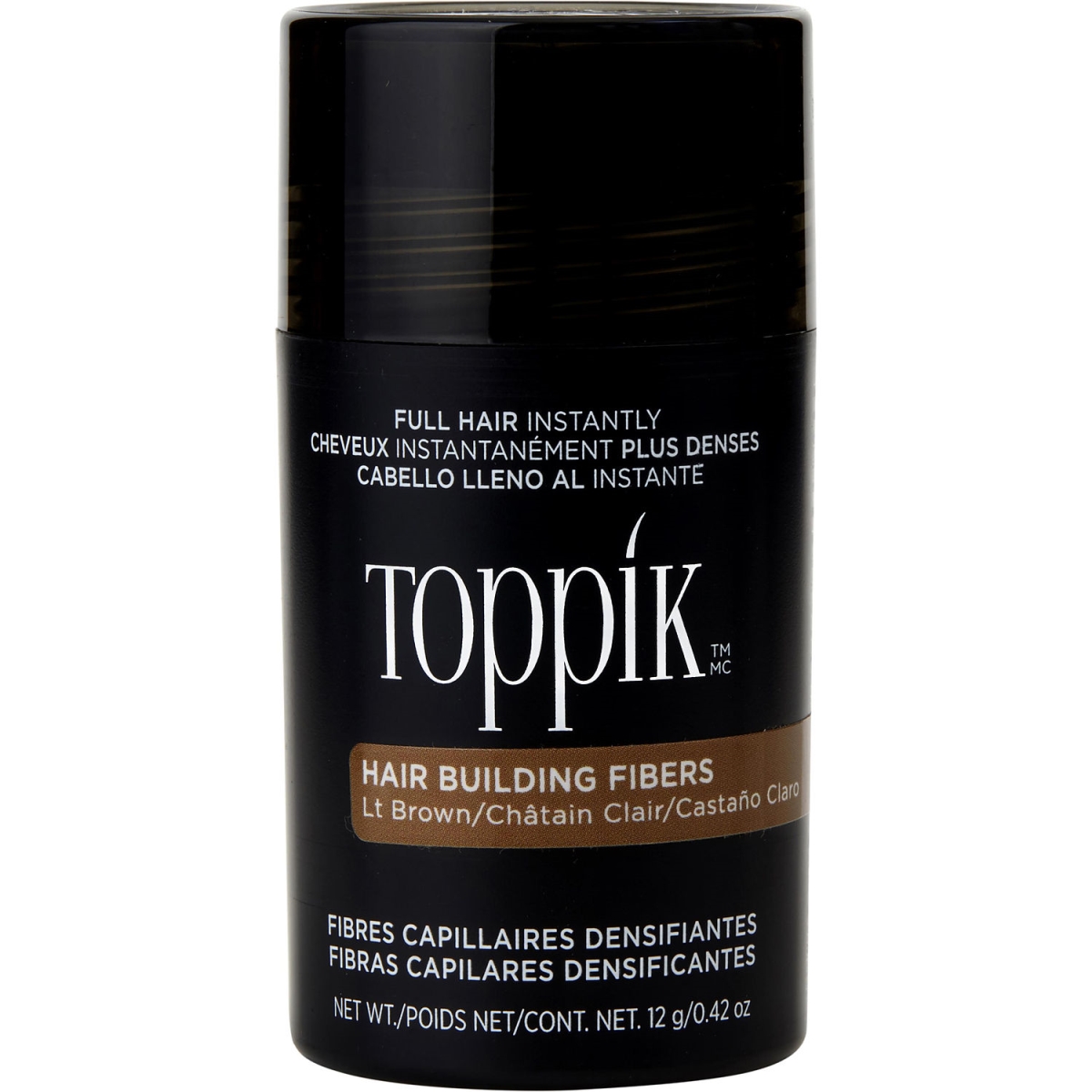 Picture of Toppik 336835 0.42 oz Unisex Building Fibers Light Brown Regular Hair Treatments - 12 gal