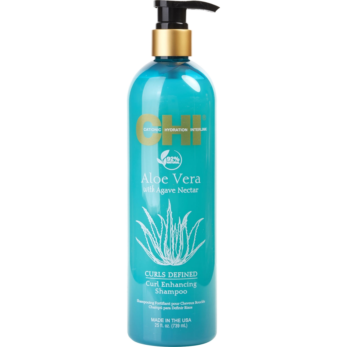 Picture of CHI 336702 25 oz Unisex Aloe Vera with Agave Nectar Curl Enhancing Hair Shampoo