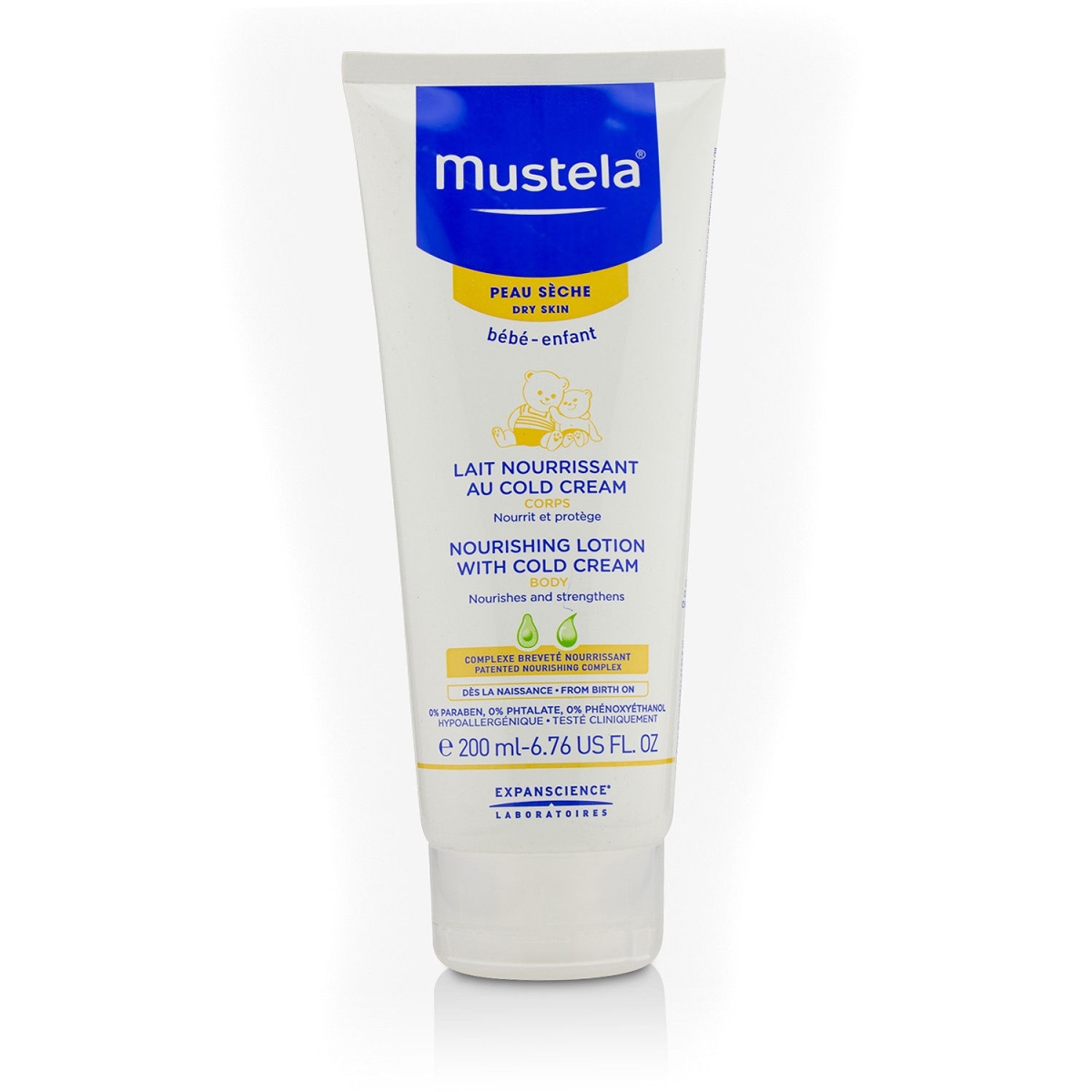 304232 6.76 oz Women Baby Nourishing Lotion with Cold Cream For Dry Skin -  Mustela