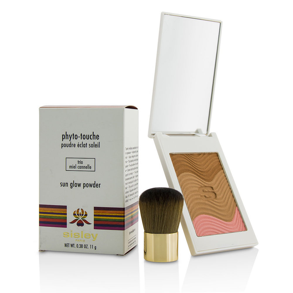 Picture of Sisley 296586 0.38 oz Women Sisley Phyto Touche Sun Glow Powder with Brush by Sisley - No.Trio Miel Cannelle