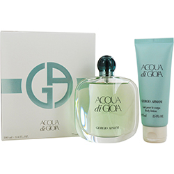 Picture of Acqua Di Gioia 227712 3.4 oz Women Acqua Di Gioia EAU De Parfum Spray & 2.5 oz Body Lotion Makeup Gift Set by Giorgio Armani