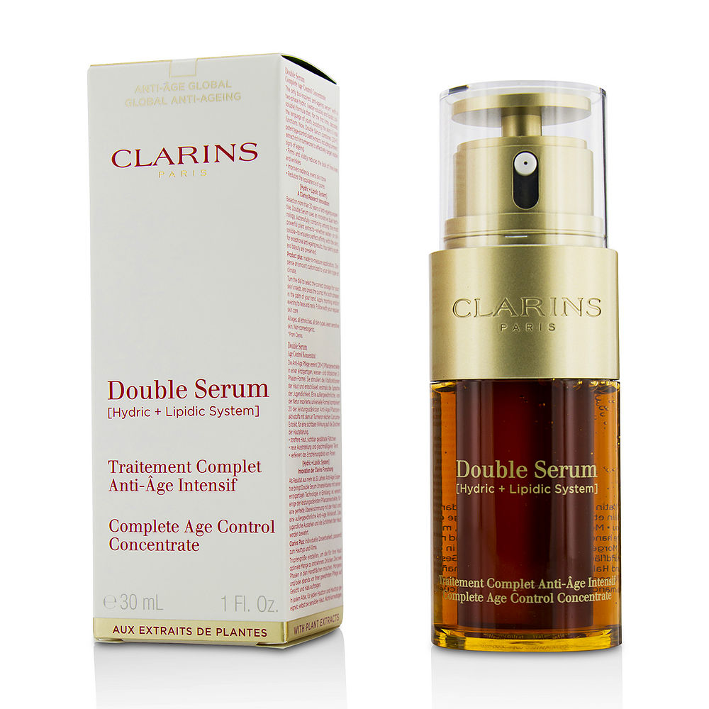 Picture of Clarins 300634 1 oz Women Clarins Double Serum Complete Age Control Concentrate Hydric Plus Lipidic System by Clarins