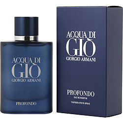 Picture of Acqua Di Gio Profondo 359213 2.5 oz Giorgio Armani Eau De Parfum Spray - Men