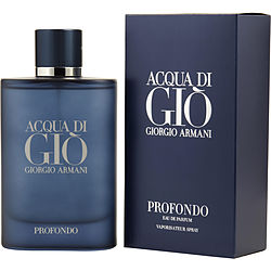 Picture of Acqua Di Gio Profondo 359215 4.2 oz Giorgio Armani Eau De Parfum Spray - Men