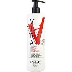 Picture of Celeb Luxury 378254 25 oz Viral Colorwash Extreme Red Shampoo