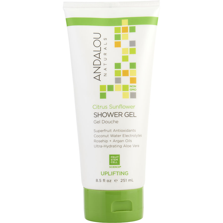 Picture of Andalou Naturals 386684 8.5 oz Citrus Sunflower Uplifting Shower Gel for Unisex