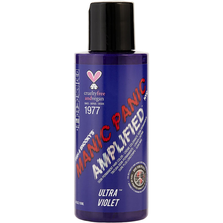 Picture of Manic Panic 390162 4 oz Amplified Formula Semi-Permanent Hair Color for Unisex, No.Ultra Violet
