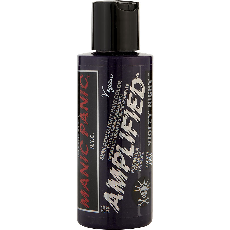 Picture of Manic Panic 390164 4 oz Amplified Formula Semi-Permanent Hair Color for Unisex, No.Violet Night