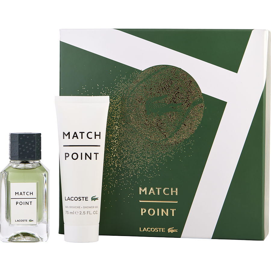 Picture of Lacoste 406569 1.7 oz Men Lacoste Match Point EDT Spray & 2.5 oz Shower Gel Gift Set