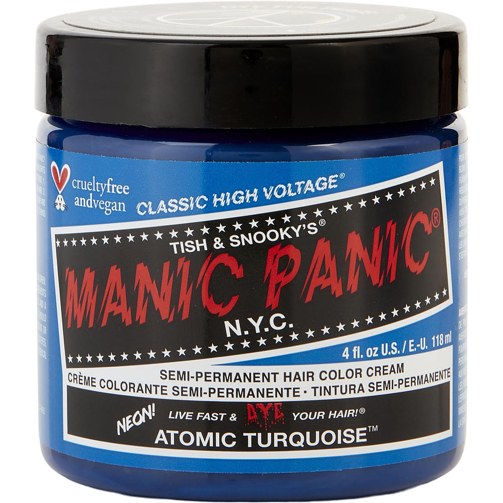 Picture of Manic Panic 390103 4 oz Unisex Manic Panic High Voltage Semi-Permanent Hair Color Cream - No.Atomic Turquoise