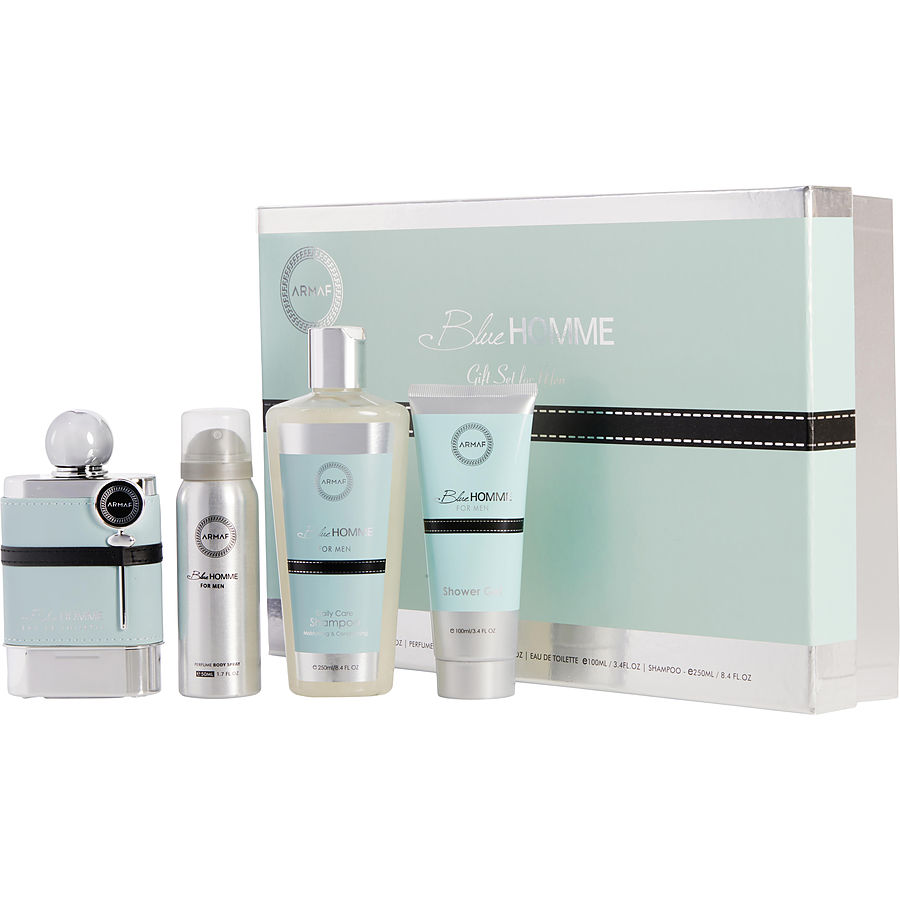 Picture of Armaf 339138 Blue Homme Gift Set for Men