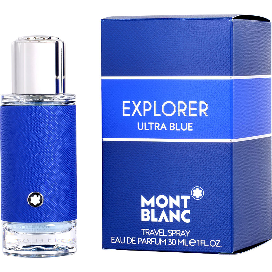 406747 Explorer Ultra Blue Eau De Parfum Spray for Men - 1 oz -  Mont Blanc