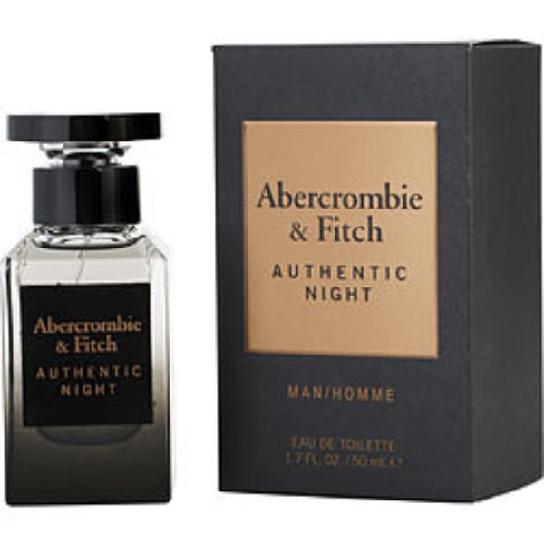 Picture of Abercrombie & Fitch 389937 1.7 oz Authentic Night Eau De Toilette Spray for Men