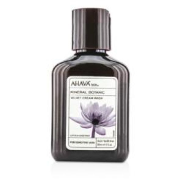 Picture of Ahava 265061 3 oz Mineral Botanic Velvet Cream Wash - Lotus Flower & Chestnut for Women