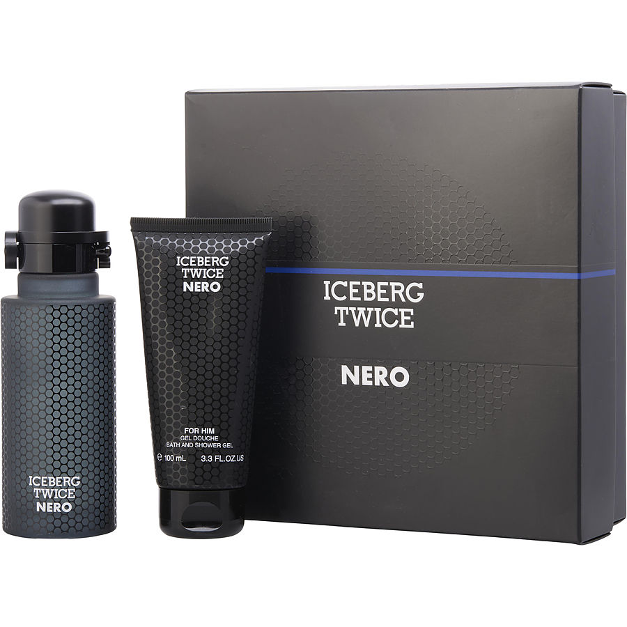Picture of Iceberg 428978 Iceberg Twice Nero 4.2 oz Eau De Toilette Spray & 3.4 oz Shower Gel for Men
