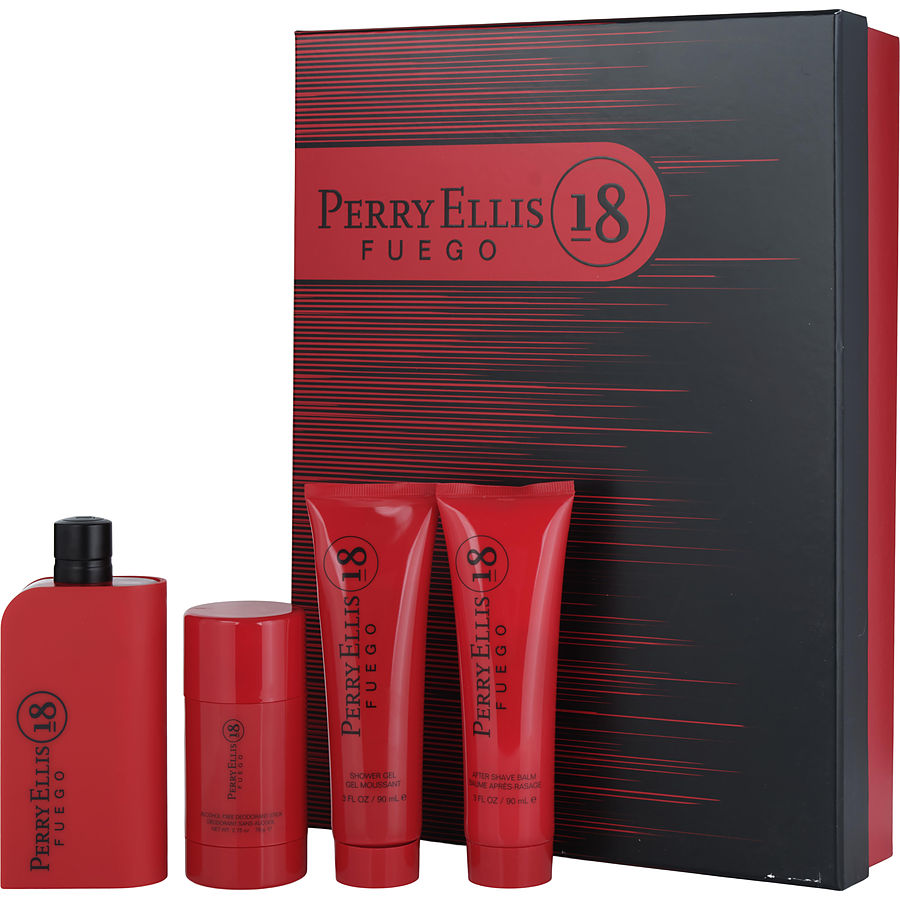 Picture of Perry Ellis 345608 Perry Ellis 18 Fuego Variety Gift Set for Men
