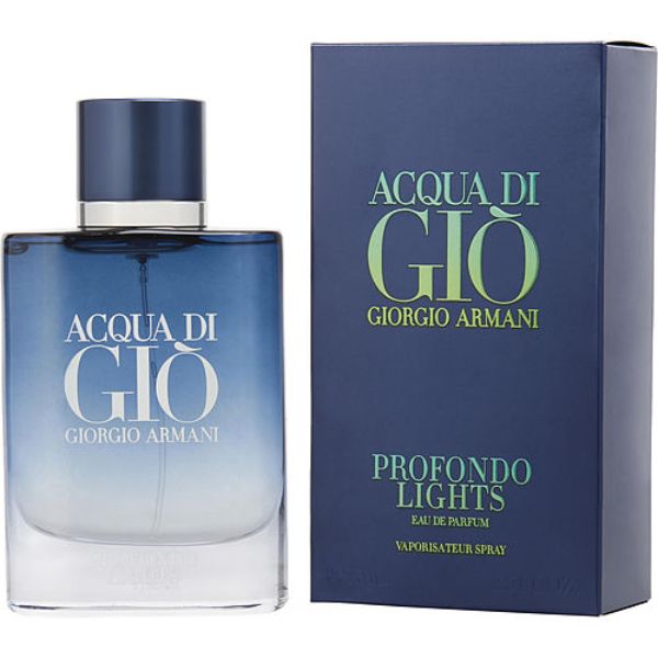 Picture of Acqua Di Gio Profondo Lights 418825 2.5 oz Men Di Gio Profondo Lights Eau De Perfume Spray