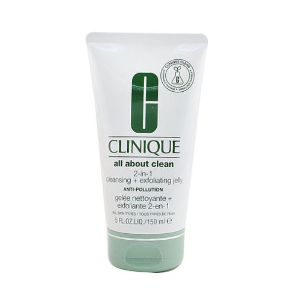 Picture of Clinique 403277 5 oz Women All About Clean 2 in 1 Cleansing plus Exfoliating Jelly