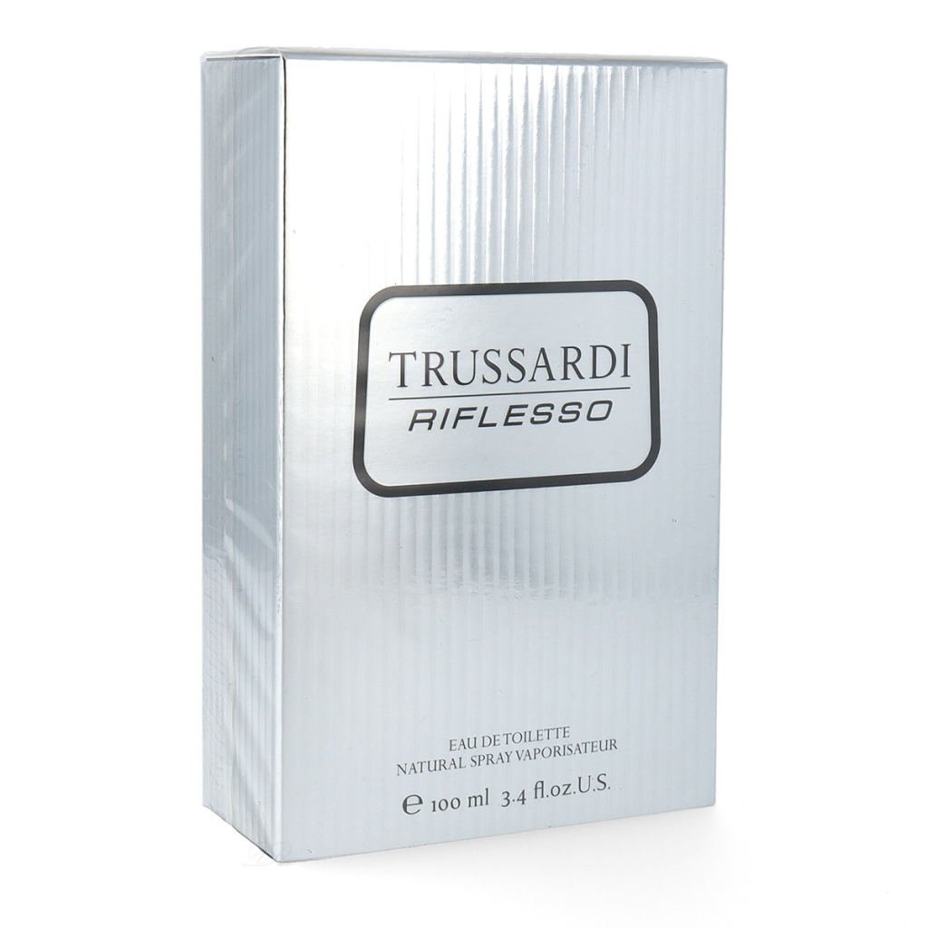 345693 3.3 oz Men Riflesso EDT Spray Shampoo & Shower Gel Set -  TRUSSARDI RIFLESSO