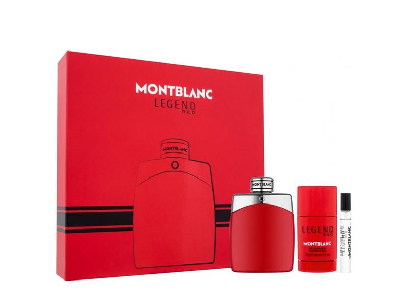 443088 Legend Red Eau De Parfum Spray, Deodorant Stick & Eau De Parfum Spray for Men -  Mont Blanc