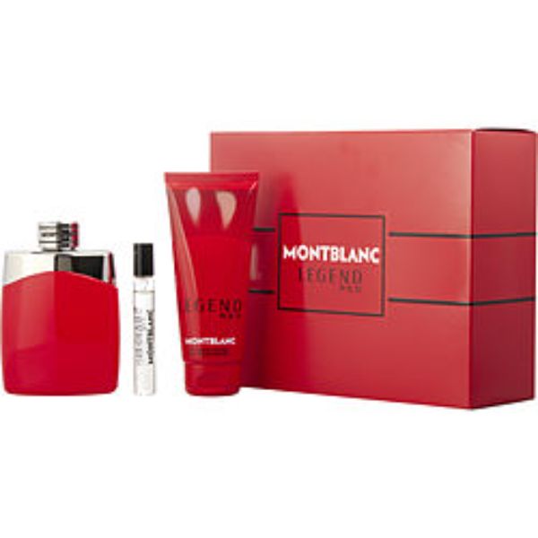 Picture of Mont Blanc 424453 Legend Red Gift Set for Men - 3 Piece