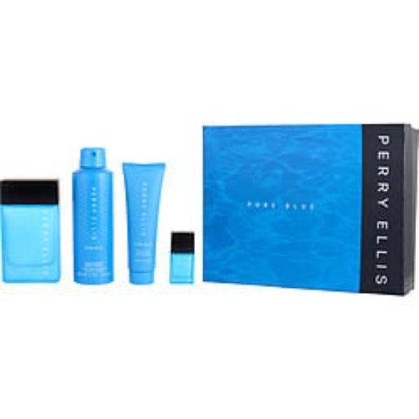 Picture of Perry Ellis 341278 Pure Blue Gift Set for Men - 4 Piece