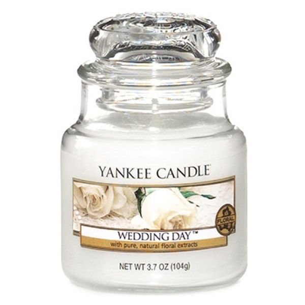 Picture of Yankee Candle 359855 3.6 oz Wedding Day Scented Small Jar for Unisex, White