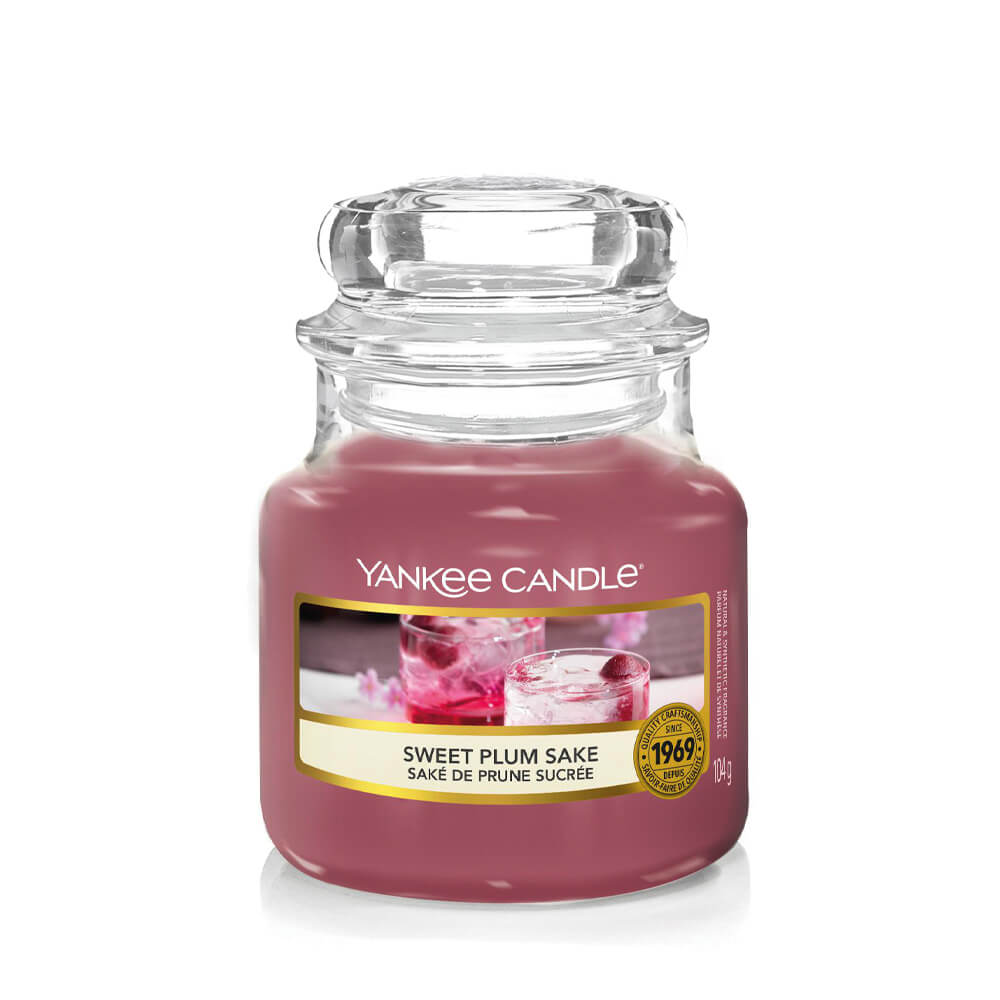Picture of Yankee Candle 440220 3.6 oz Sweet Plum Sake Scented Small Jar for Unisex, Pink