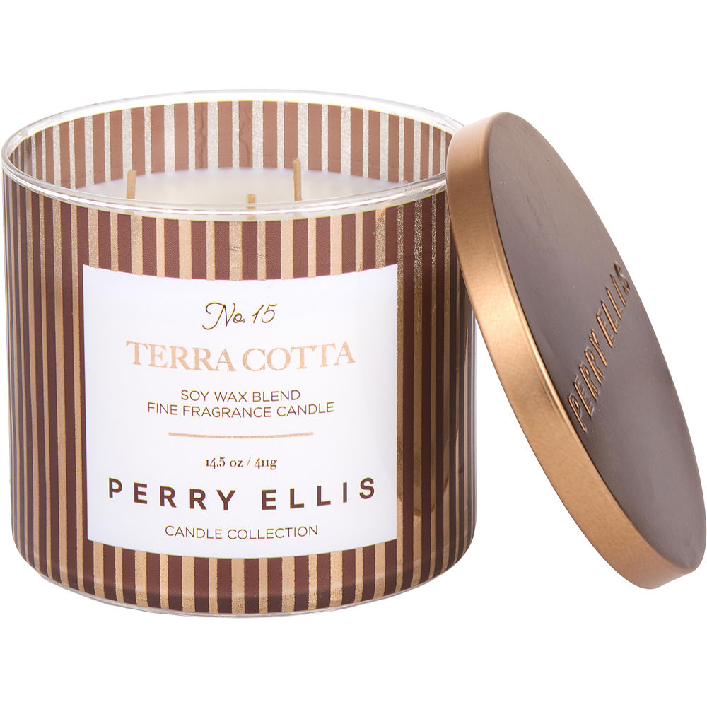 Picture of Perry Ellis 438152 14.5 oz Terracotta Scented Candle for Unisex