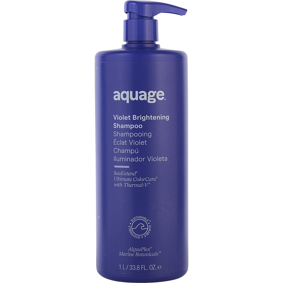 Picture of Aquage 456933 33.8 oz Violet Brightening Shampoo for Unisex