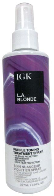 Picture of IGK 459898 7 oz LA Blonde Purple Toning Treatment Spray for Women