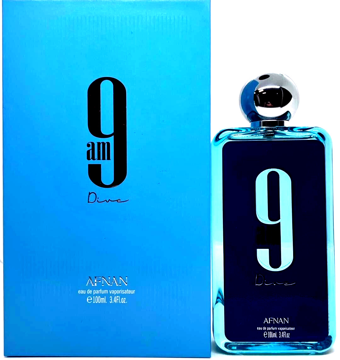 Picture of Afnan Perfumes 458011 3.4 oz Afnan 9 am Dive Eau De Parfum Spray for Unisex