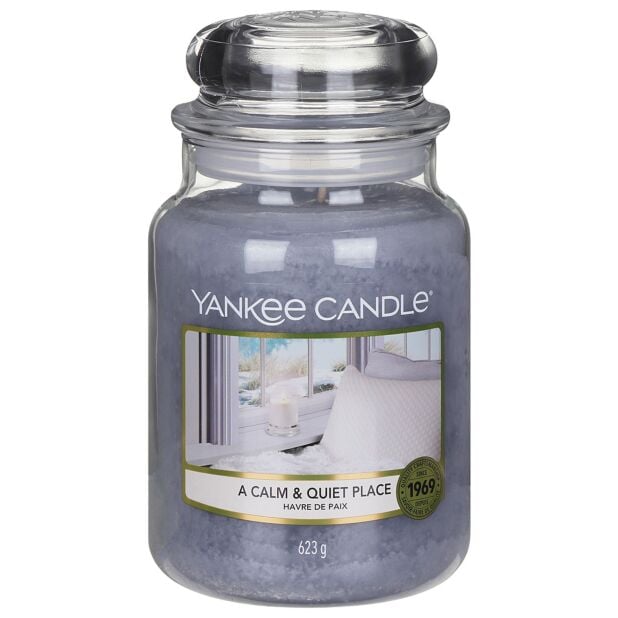 Picture of Yankee Candle 360155 22 oz A Calm & Quiet Place Unisex Scented Large Jar Candle