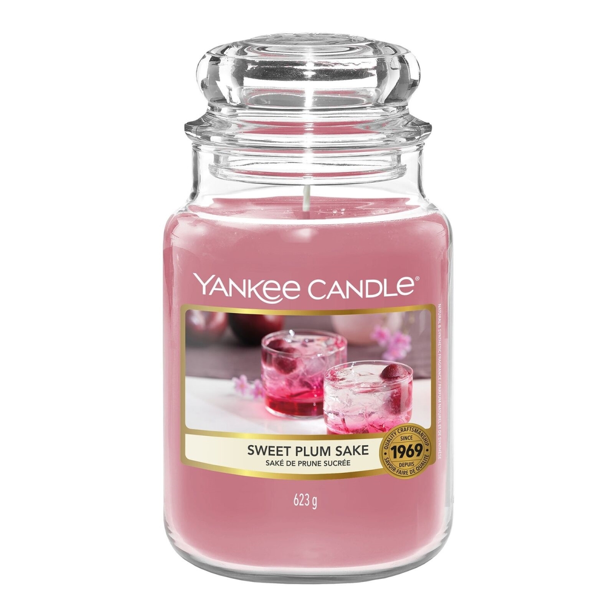 Picture of Yankee Candle 440218 22 oz Sweet Plum Sake Unisex Scented Large Jar Candle
