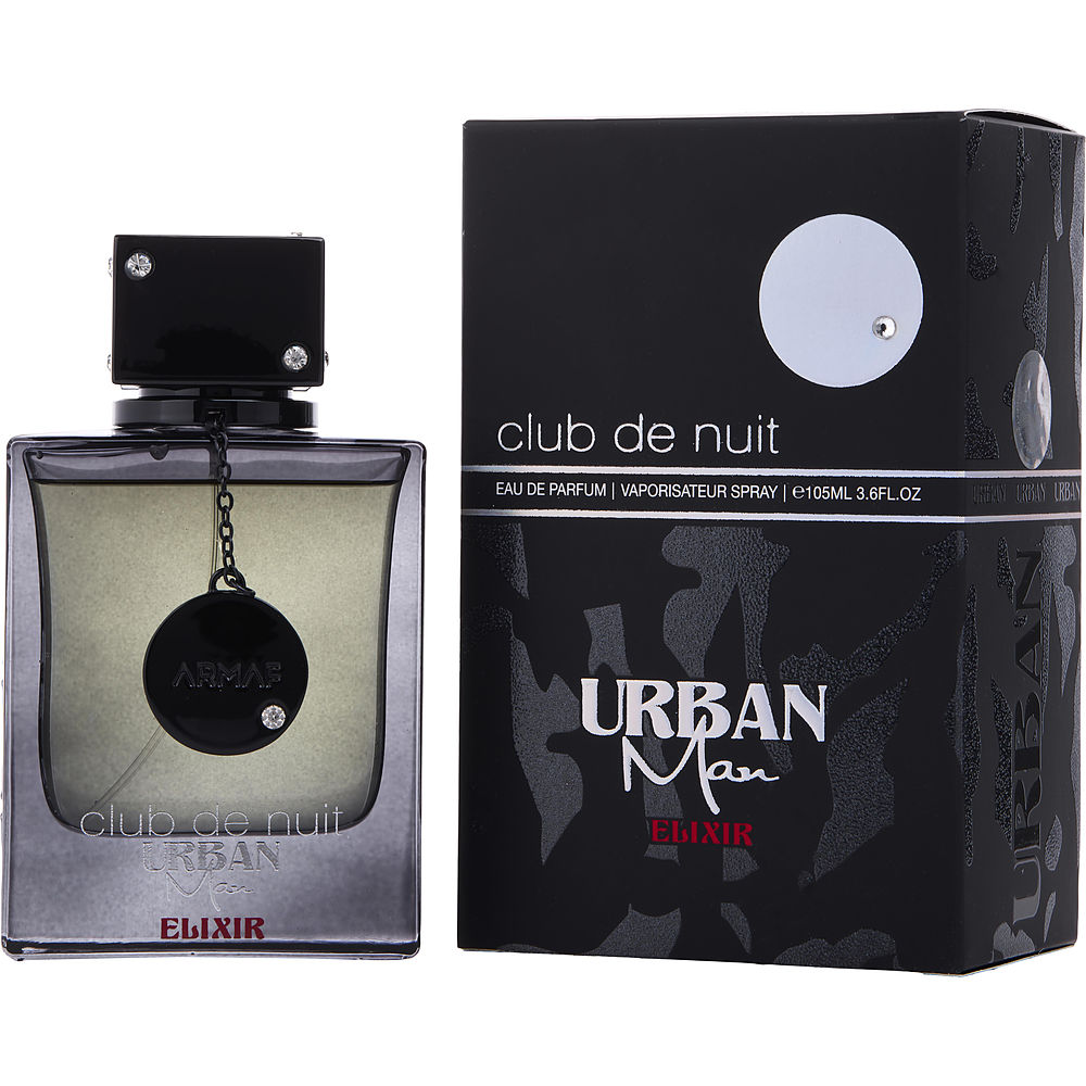3.6 oz  Club De Nuit Urban Man Elixir Eau De Parfum Spray for Mens